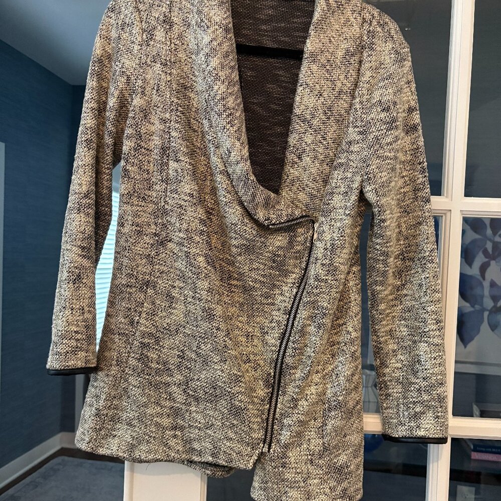 Stella and Dot gorgeous gold with black soft jacket.  Size S